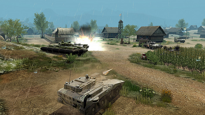 Скриншот из игры Infinite Tanks