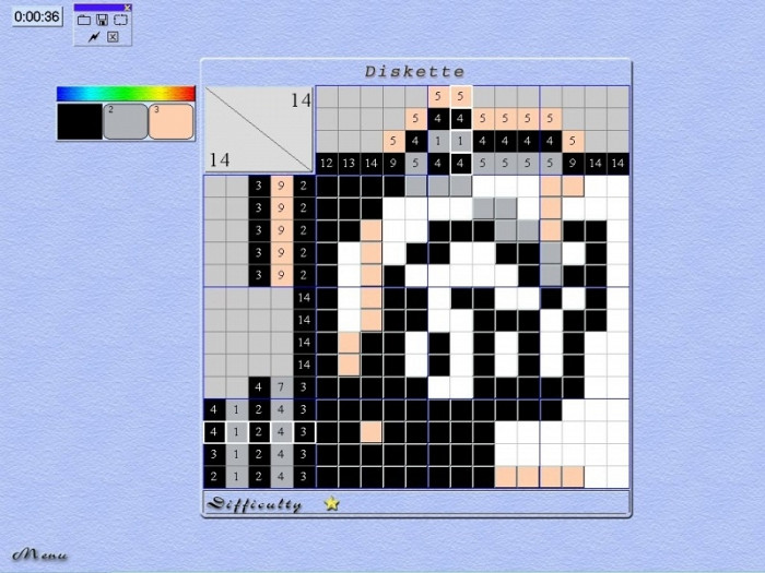 Скриншот из игры Japanese Mosaic Puzzles