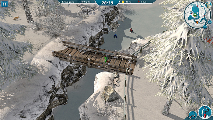 Скриншот из игры Ice Lakes