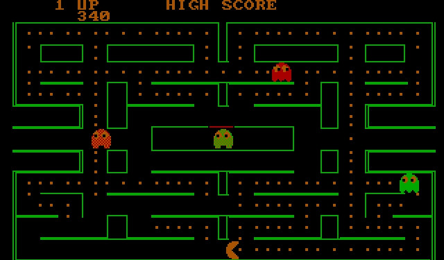 Скриншот из игры Pac-Man
