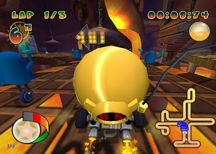 Скриншот из игры Pac-Man World Rally