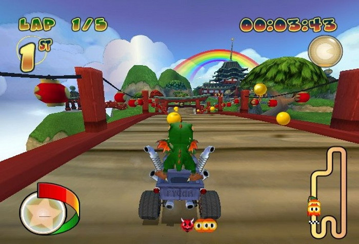 Скриншот из игры Pac-Man World Rally
