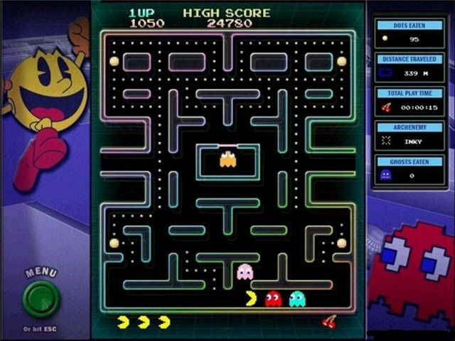 Скриншот из игры Pac-Pix