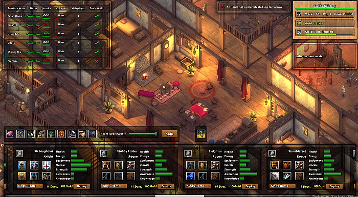 Скриншот из игры Guild Commander
