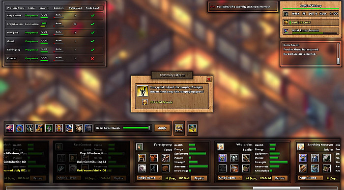 Скриншот из игры Guild Commander