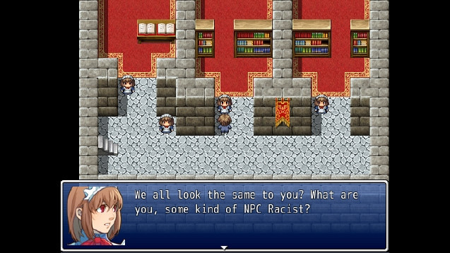 Скриншот из игры Cubicle Quest