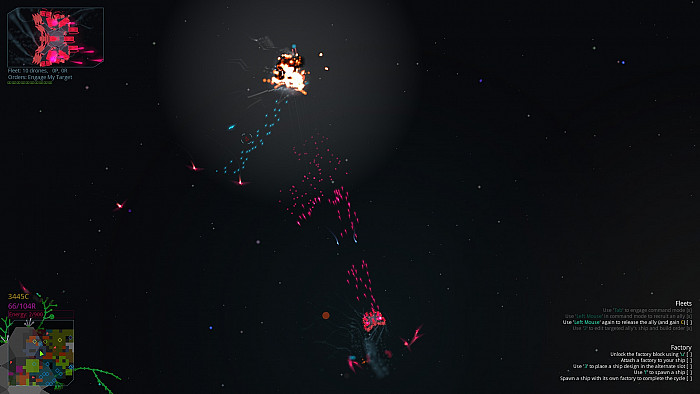 Скриншот из игры Reassembly