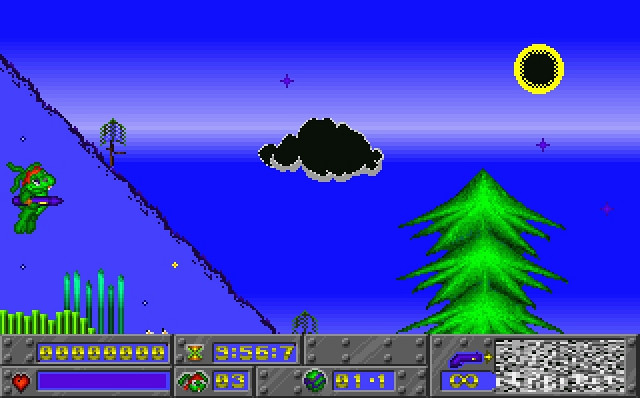 Скриншот из игры Jazz Jackrabbit