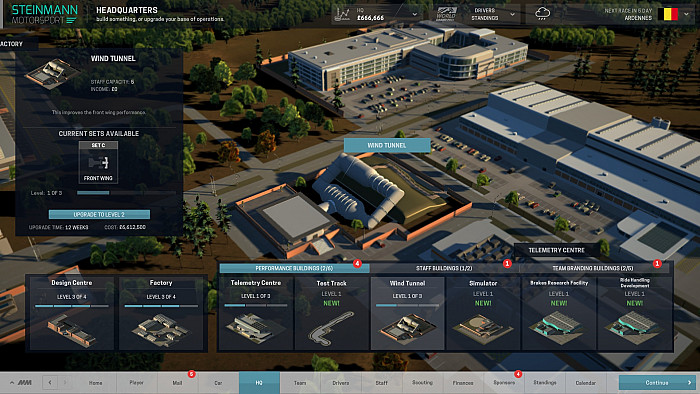 Скриншот из игры Motorsport Manager