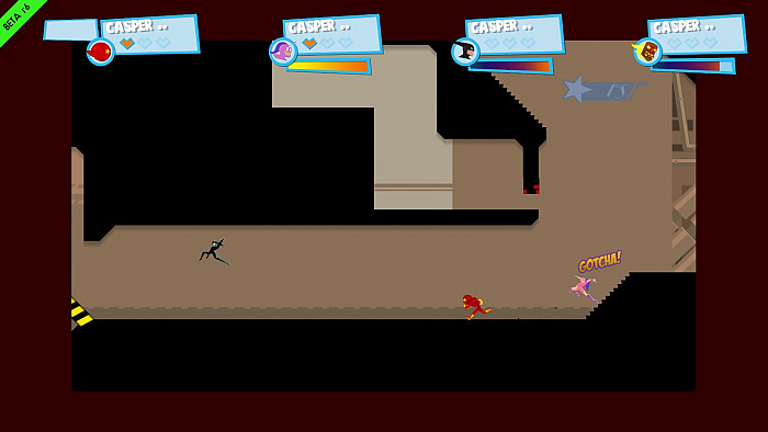 Скриншот из игры SpeedRunners