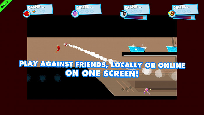 Скриншот из игры SpeedRunners