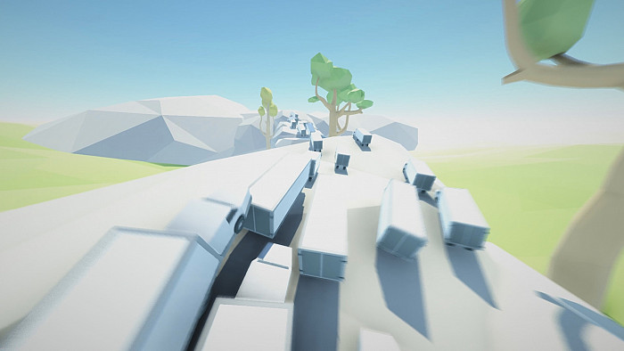 Скриншот из игры Clustertruck