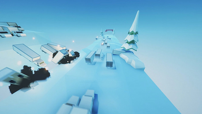 Скриншот из игры Clustertruck