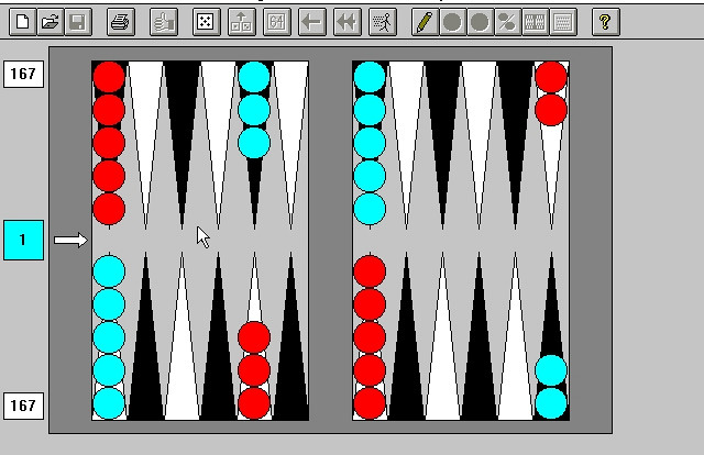 Скриншот из игры Jellyfish Backgammon Tutor