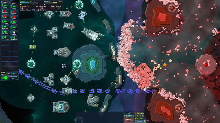 Скриншот из игры Particle Fleet: Emergence