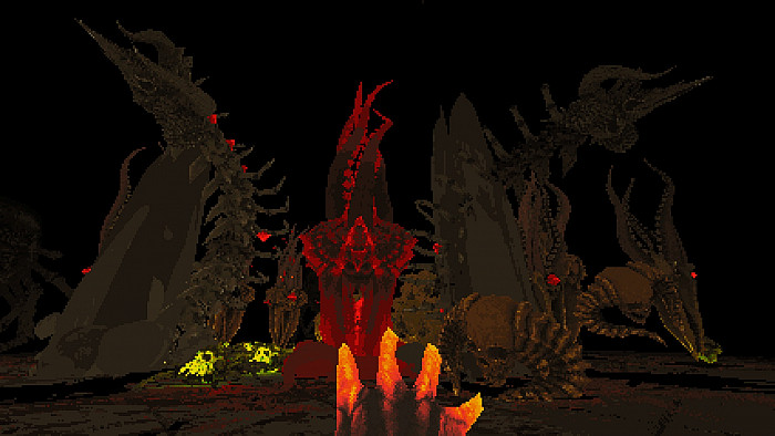 Скриншот из игры Devil Daggers