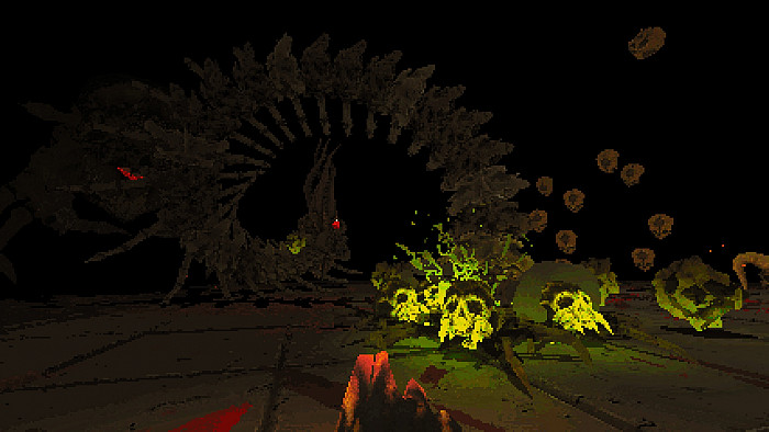 Скриншот из игры Devil Daggers
