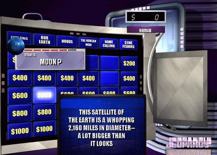 Скриншот из игры Jeopardy! 2003