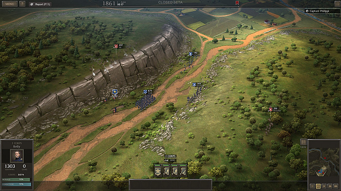 Скриншот из игры Ultimate General: Civil War
