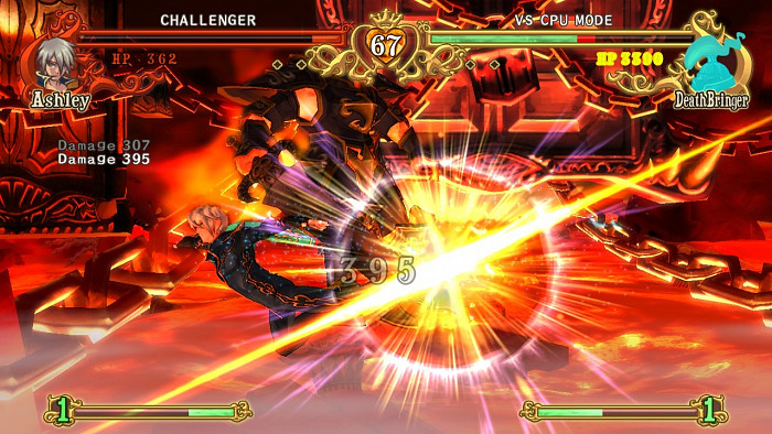 Скриншот из игры Battle Fantasia: Revised Edition