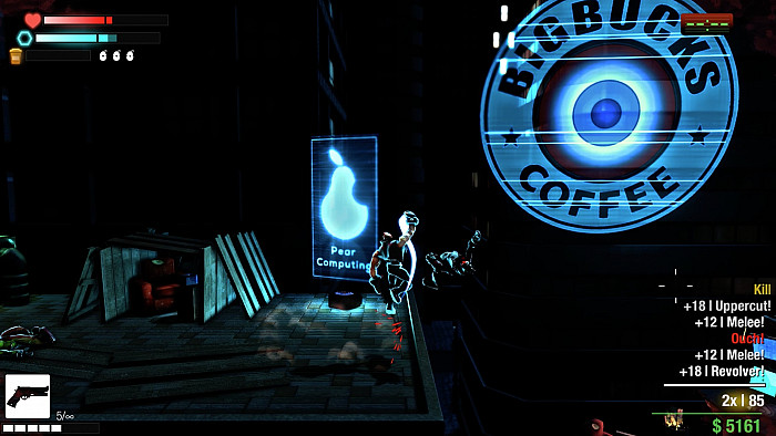 Скриншот из игры Cyber Chicken