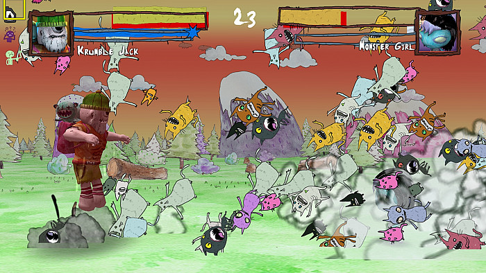 Скриншот из игры FrightShow Fighter