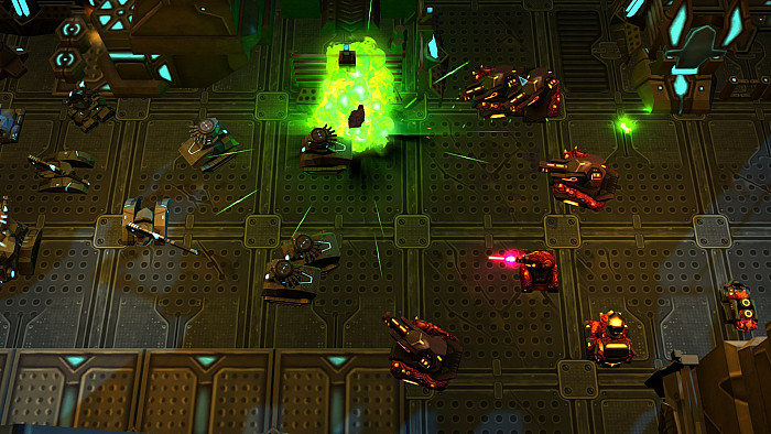 Скриншот из игры Tanks vs Aliens