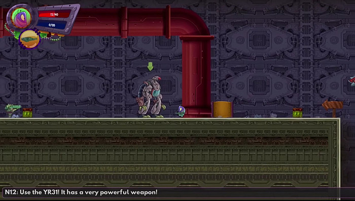 Скриншот из игры MechaGore