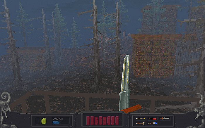 Скриншот из игры Autumn Night 3D Shooter