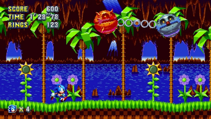 Скриншот из игры Sonic Mania