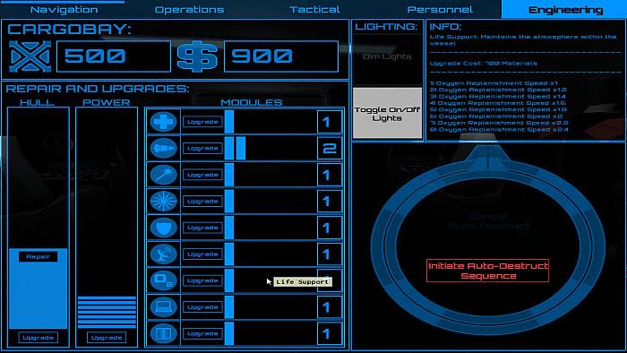 Скриншот из игры Icarus Starship Command Simulator