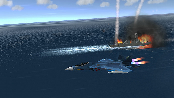 Скриншот из игры Vertical Strike Endless Challenge