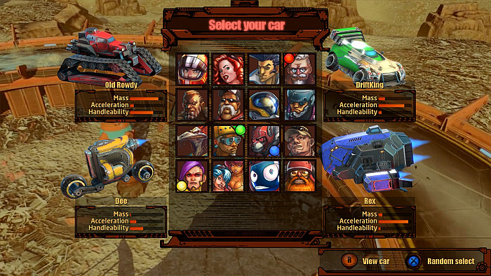 Скриншот из игры BlazeRush