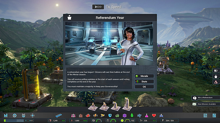 Скриншот из игры Aven Colony