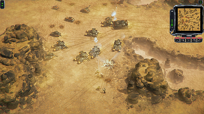 Скриншот из игры Reconquest