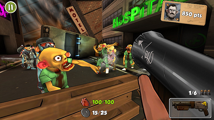 Скриншот из игры Rage Against The Zombies