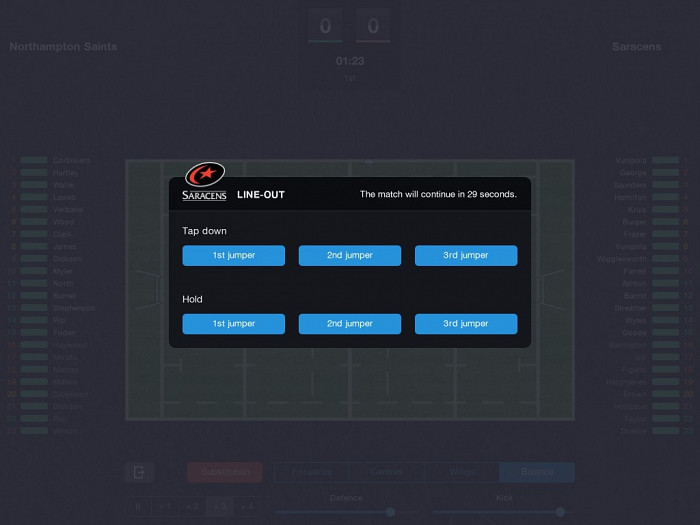 Скриншот из игры Pro Rugby Manager 2015