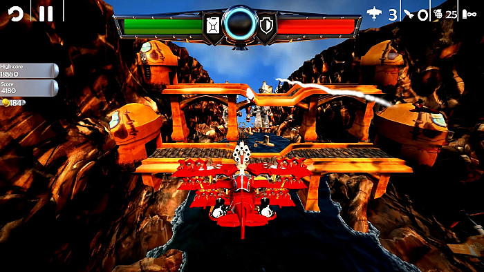 Скриншот из игры Red Barton and The Sky Pirates