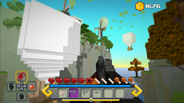 Скриншот из игры Block Survival: Legend of the Lost Islands