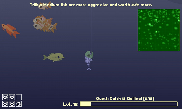 Скриншот из игры Cat Goes Fishing