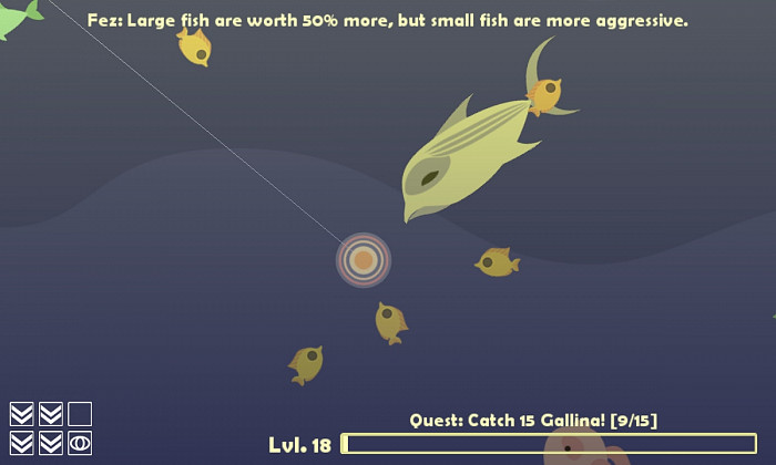 Скриншот из игры Cat Goes Fishing