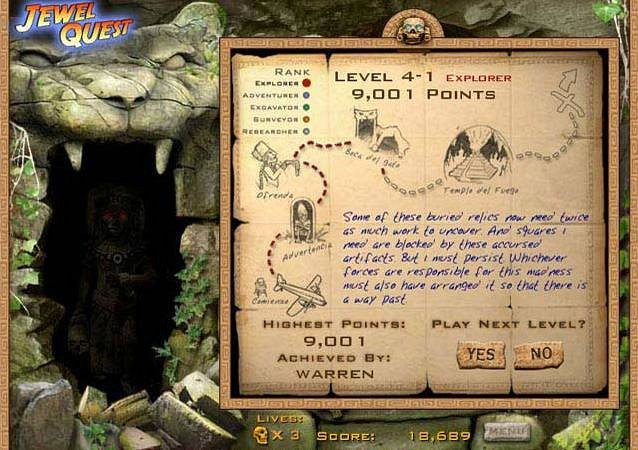 Скриншот из игры Jewel Quest