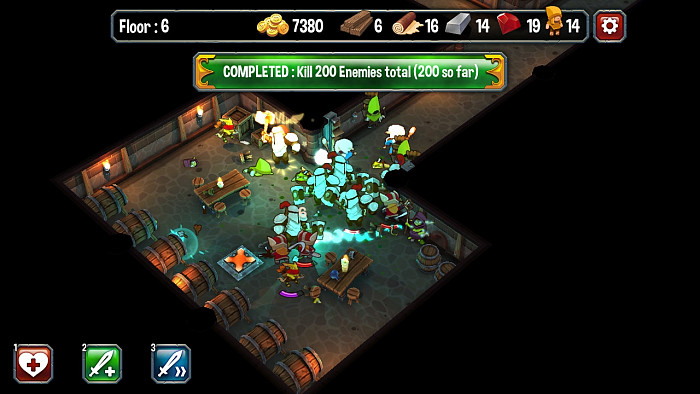 Скриншот из игры Super Dungeon Run