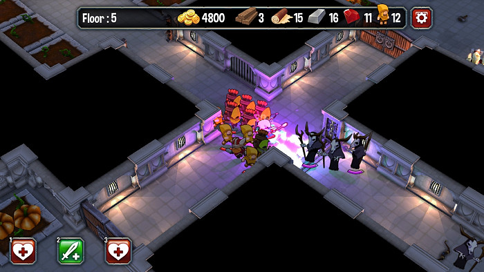 Скриншот из игры Super Dungeon Run