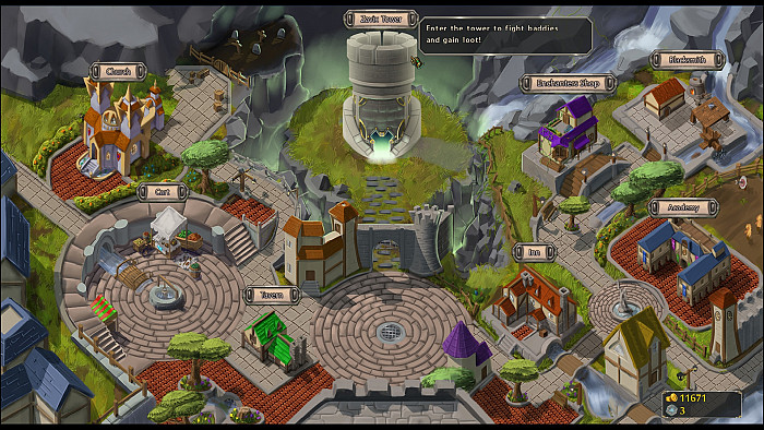 Скриншот из игры Zavix Tower