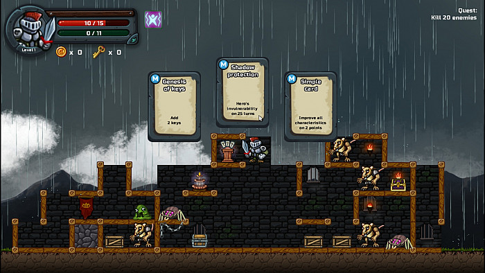 Скриншот из игры Dungetris