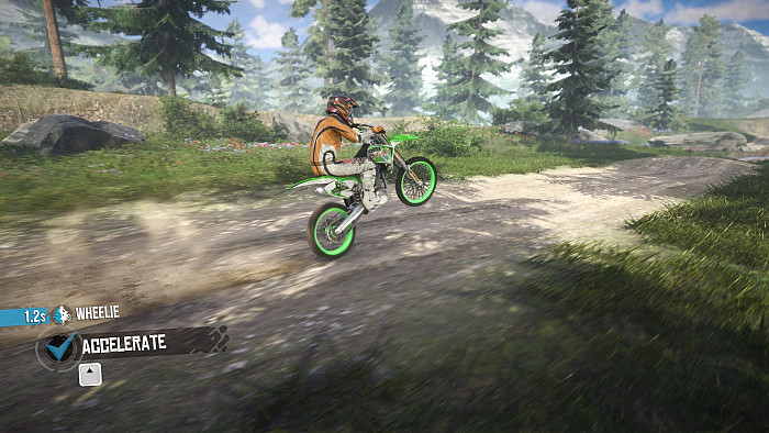 Скриншот из игры MX Nitro