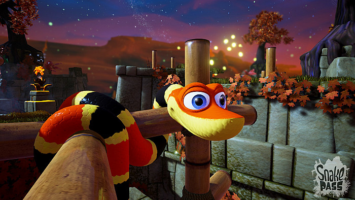 Скриншот из игры Snake Pass