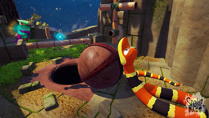 Скриншот из игры Snake Pass