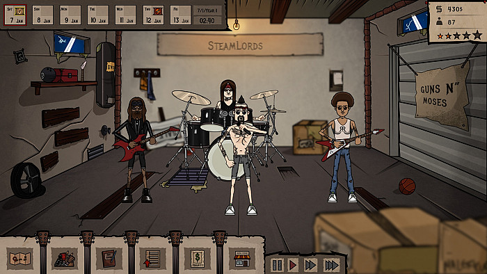 Скриншот из игры Rock God Tycoon